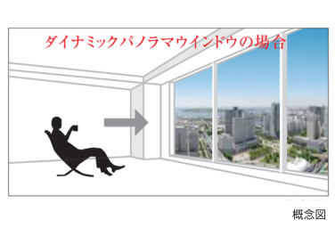 シティタワーズ東京ベイのダイナミックパノラマウインドウのイメージ画像